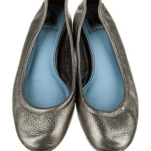 Metallic Lanvin ballerinas - size 7 (37 EU)